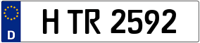 Truck License Plate
